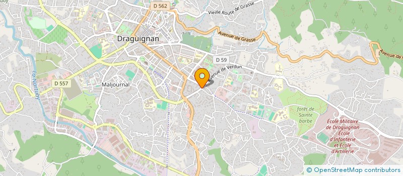 localisation de l'entreprise J.A.C. JEUNES ARTISTES COMPOSITEURS  DRAGUIGNAN