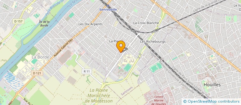localisation de l'entreprise J.A.C.  RENOV  SARTROUVILLE