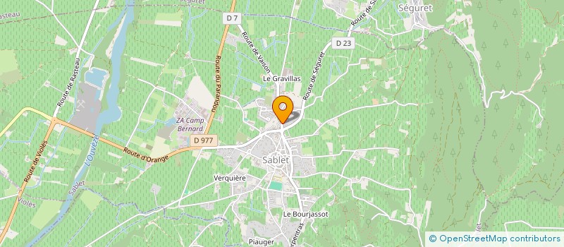 localisation de l'entreprise J.A.C SOUL  SABLET