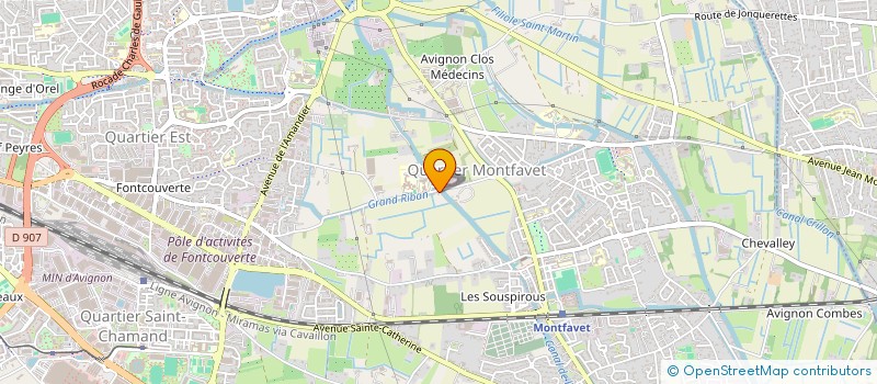localisation de l'entreprise J A CONCEPT à AVIGNON