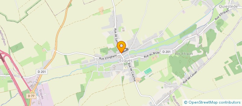 localisation de l'entreprise J.A. COUVERTURES  ECQUES