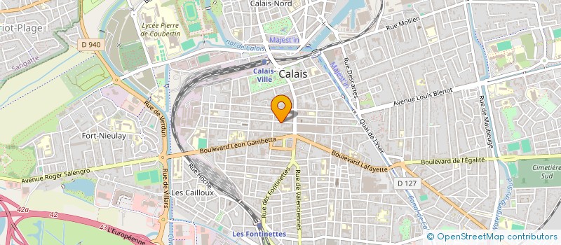 localisation de l'entreprise J A D  CALAIS