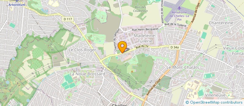 localisation de l'entreprise J A D  CHELLES