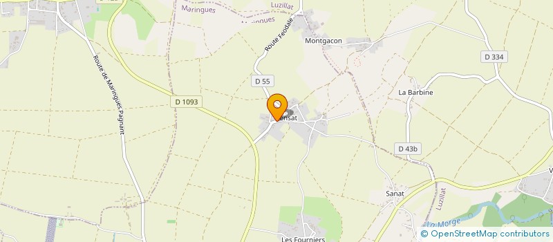 localisation de l'entreprise J.A.D CONSEILS  MARINGUES