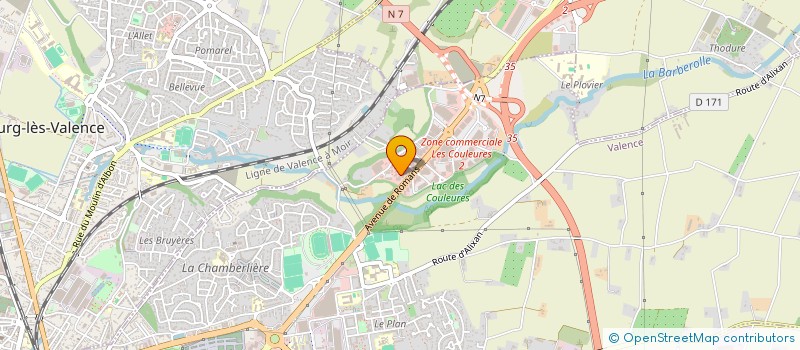localisation de l'entreprise J.A.D.CUISINES à VALENCE