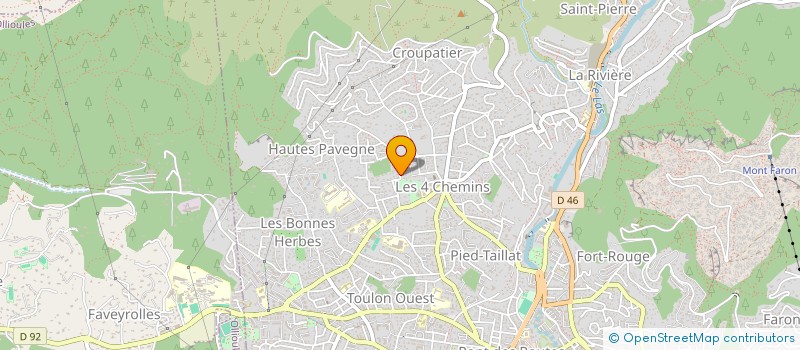 localisation de l'entreprise J A D D à TOULON