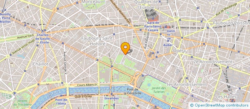 localisation de l'entreprise J.A.D.E.  PARIS