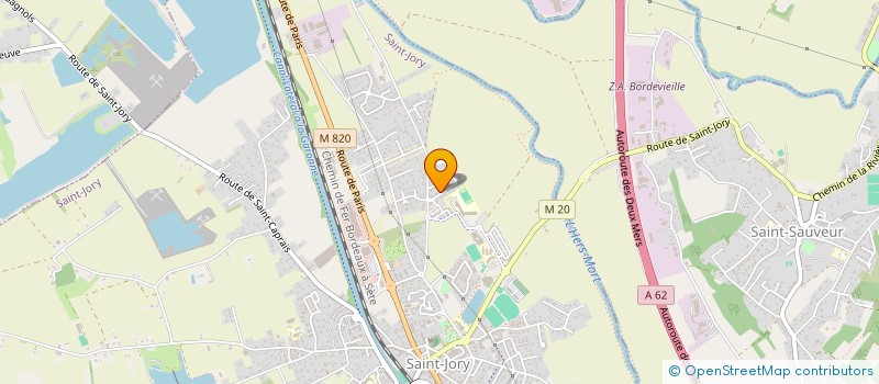 localisation de l'entreprise J.A.D.N.  ST JORY