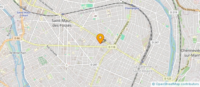 localisation de l'entreprise J A D S à SAINT-MAUR-DES-FOSSES