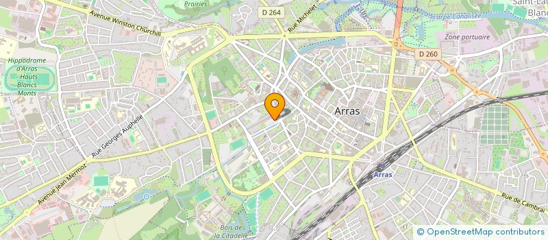 localisation de l'entreprise J.A.E.L à ARRAS