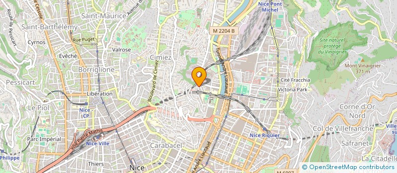 localisation de l'entreprise J.A. ELEC à NICE
