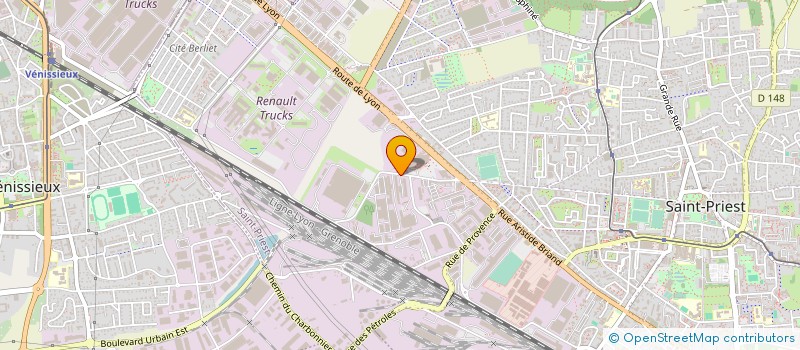 localisation de l'entreprise J.A.F. BATIMENT  SAINT-PRIEST