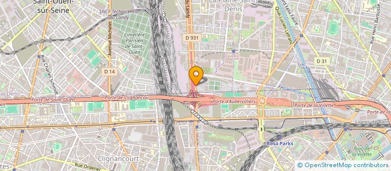 localisation de l'entreprise J.A.G.  SAINT-DENIS