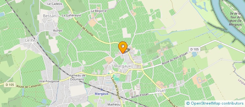 localisation de l'entreprise J A G P R O  MARGAUX-CANTENAC