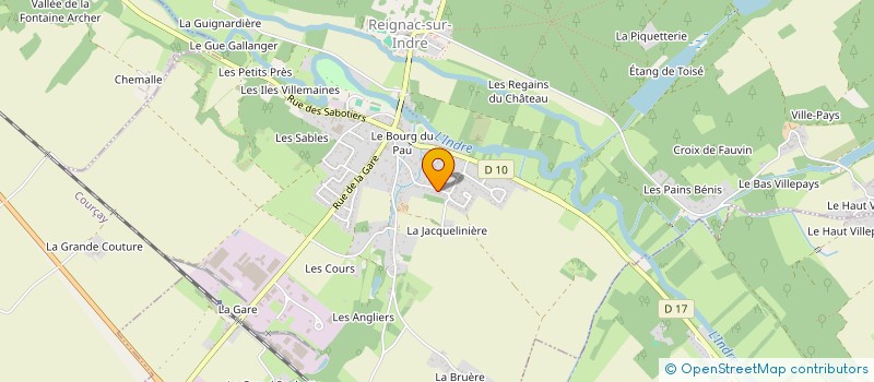 localisation de l'entreprise J.A.G.S. HOLDING  REIGNAC-SUR-INDRE