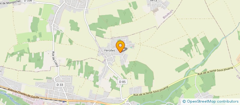 localisation de l'entreprise J.A. HOLDING  CRECY-LA-CHAPELLE