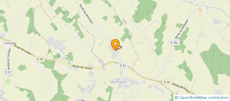 localisation de l'entreprise J.A HOLDING  ROQUESERIERE