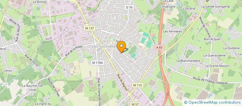 localisation de l'entreprise J.A.I.M.E  LES SORINIERES