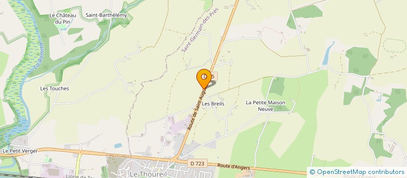 localisation de l'entreprise J.A. IMMO  SAINT-GERMAIN-DES-PRES