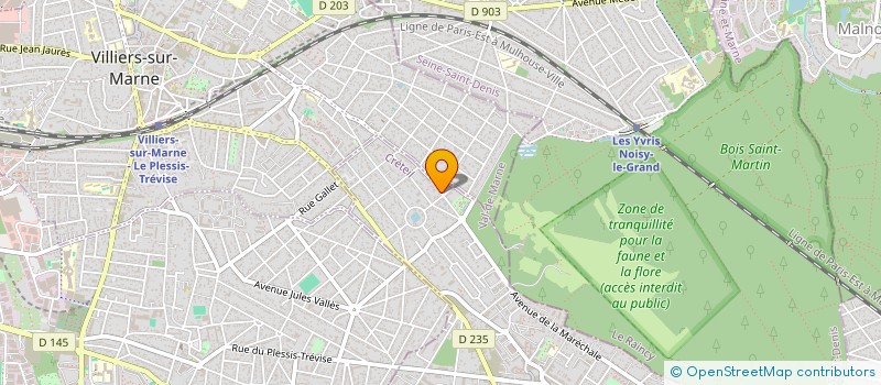 localisation de l'entreprise J.A.INVEST  LE PLESSIS-TREVISE