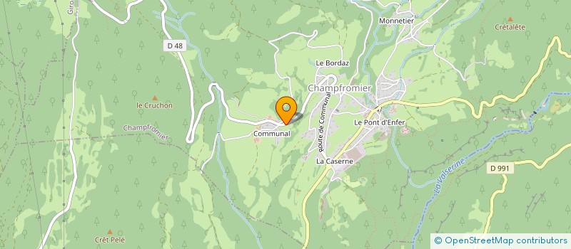 localisation de l'entreprise J&A INVEST  CHAMPFROMIER