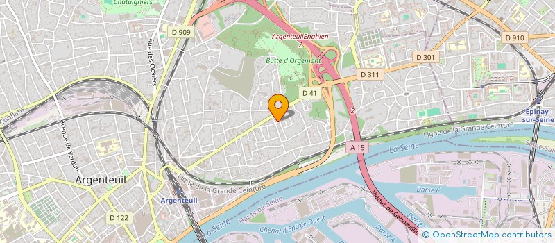 localisation de l'entreprise J.A.K.D BAT  ARGENTEUIL