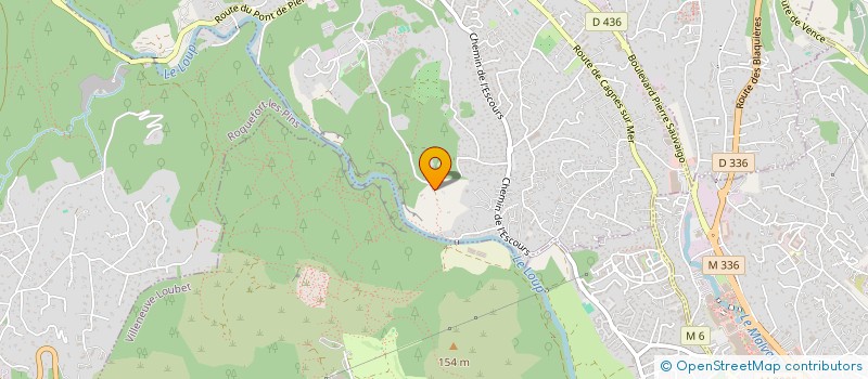 localisation de l'entreprise J.A.L.E.  LA COLLE-SUR-LOUP