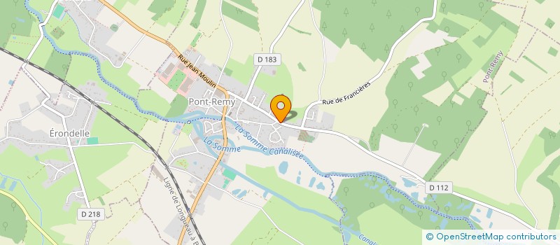 localisation de l'entreprise J.A.L.M  PONT-REMY