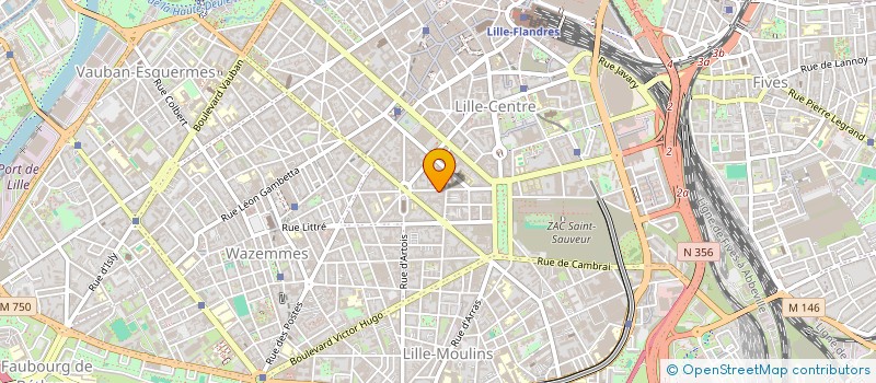 localisation de l'entreprise J.A.M.  LILLE