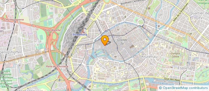 localisation de l'entreprise J A M 67 à STRASBOURG