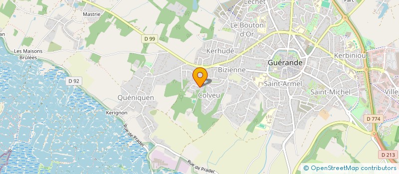 localisation de l'entreprise J.A.M.A.S  GUERANDE