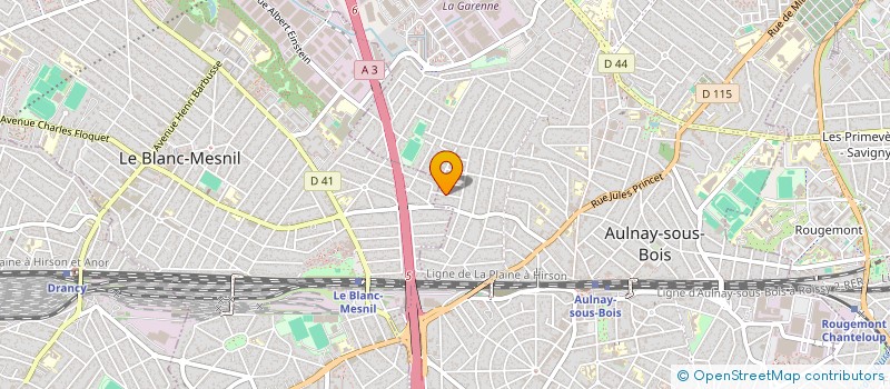 localisation de l'entreprise J A M M à AULNAY-SOUS-BOIS