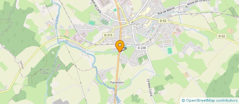 localisation de l'entreprise J.A.M.M. IMMO  SAMER