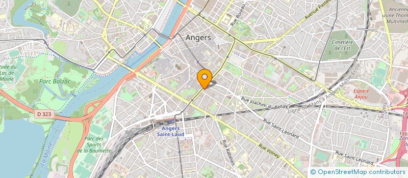 localisation de l'entreprise J.A.M.S. à ANGERS