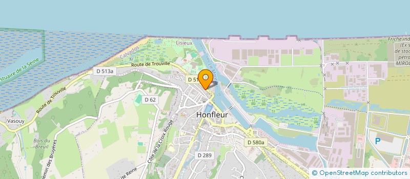 localisation de l'entreprise J.A.M.T. à HONFLEUR