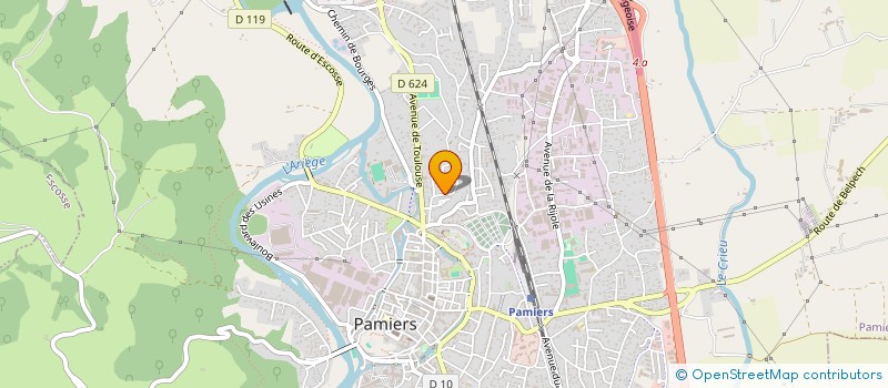 localisation de l'entreprise J.A.N.C. BIS à PAMIERS