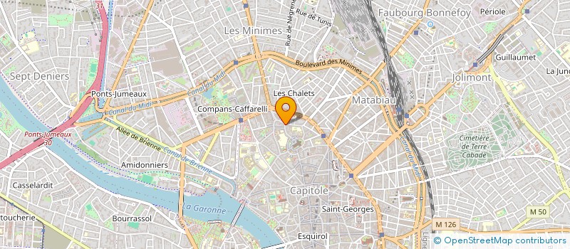 localisation de l'entreprise J.A.N.P. à TOULOUSE