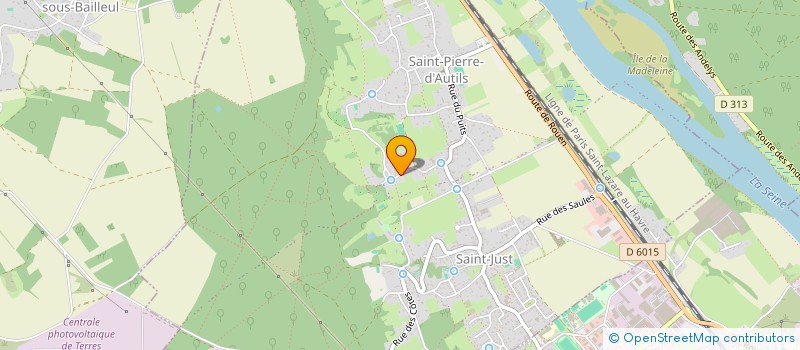 localisation de l'entreprise J.A.O  LA CHAPELLE-LONGUEVILLE