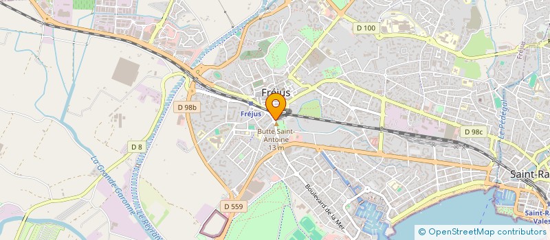 localisation de l'entreprise J.A.P à FREJUS