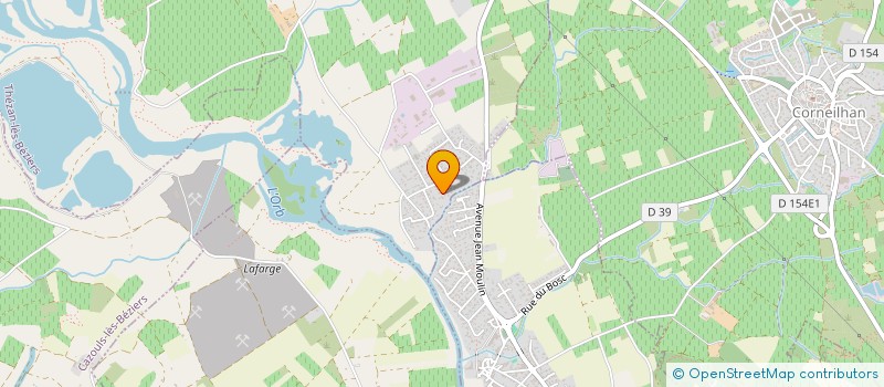 localisation de l'entreprise J.A.P  THEZAN-LES-BEZIERS