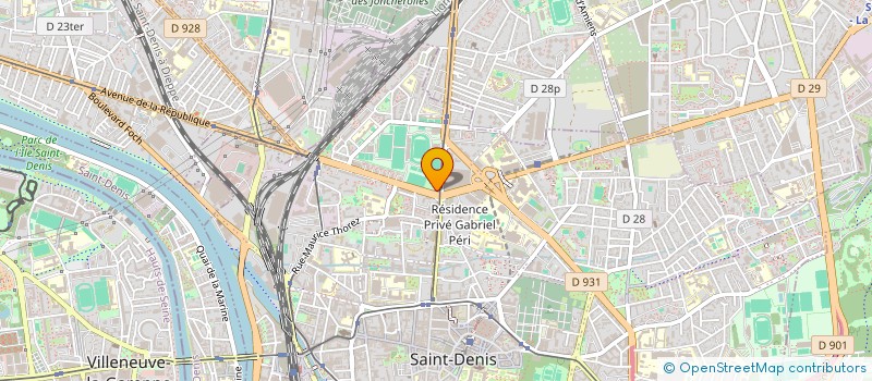 localisation de l'entreprise J.A.P à SAINT-DENIS