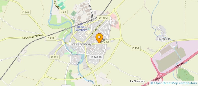 localisation de l'entreprise J.A. QUENTIN à ILLIERS-COMBRAY