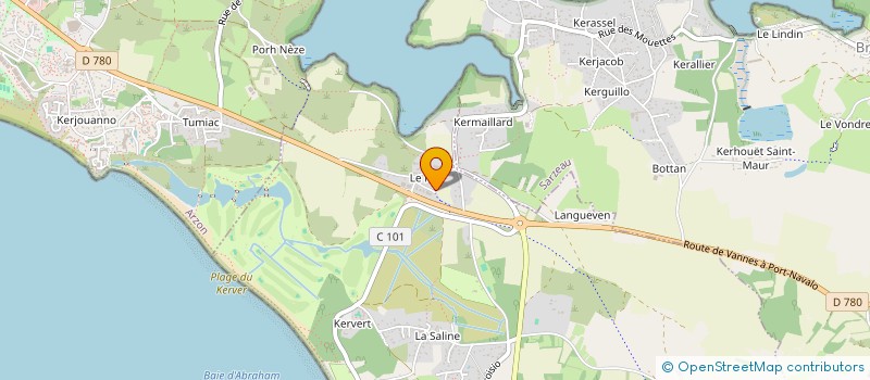 localisation de l'entreprise J.A.R.M  SAINT-GILDAS-DE-RHUYS