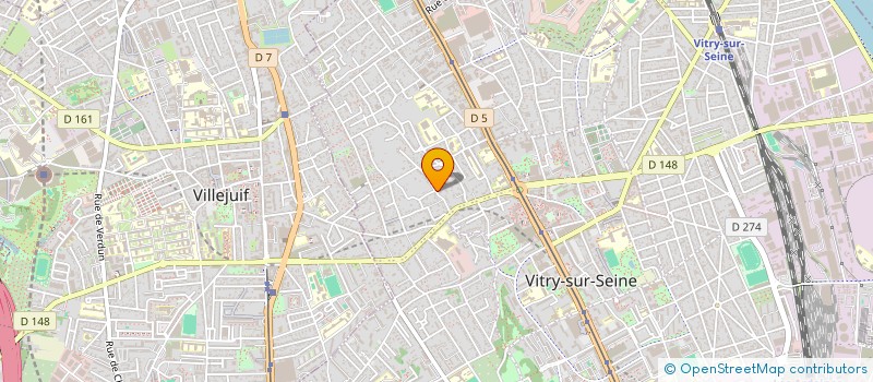 localisation de l'entreprise J.A.R.T FRUITS à VITRY-SUR-SEINE