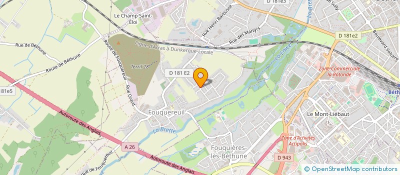 localisation de l'entreprise J&A RENOV  FOUQUEREUIL