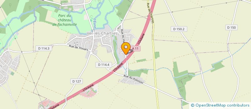 localisation de l'entreprise J.A. RONCE SARL à VER-LES-CHARTRES