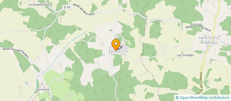 localisation de l'entreprise J.A.S à BRANTOME EN PERIGORD
