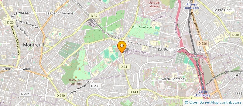 localisation de l'entreprise J.A.S. DISTRIBUTION à MONTREUIL