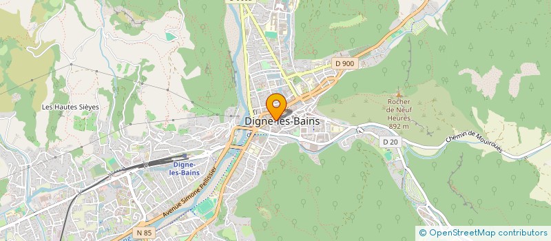 localisation de l'entreprise J.A.S FOOD  DIGNE-LES-BAINS