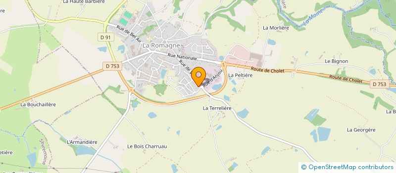 localisation de l'entreprise J.A.S MAINTENANCE à SEVREMOINE